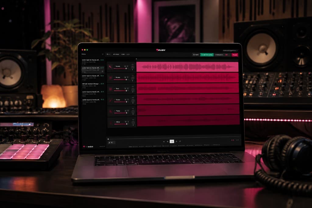 Ruby running on a Mac in a studio